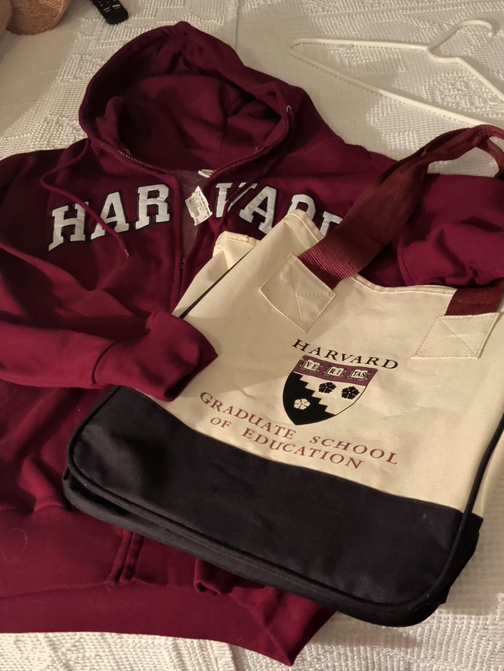 Harvard Combo- Hoodie And Bag